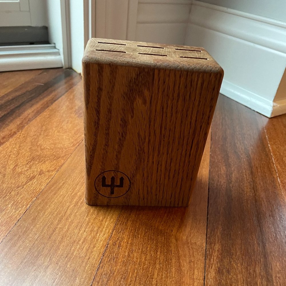 Wusthof Six (6) Slot Wood Steak Knife Block